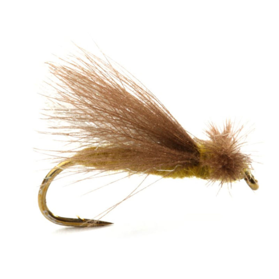 Guideline CDC Caddis Adult Olive # 12 in der Gruppe Köder / Fliegen / Trockenfliegen bei Sportfiskeprylar.se (101158GL)