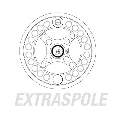 Guideline Fario Click Spare Spool # 2/3 in der Gruppe Angelrollen / Fliegenrollen & Zusätzliche Spule / Zusätzliche Spule bei Sportfiskeprylar.se (106877GL)