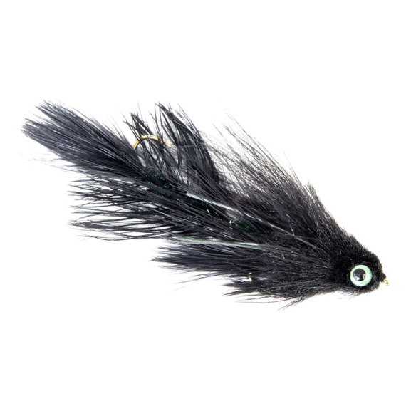 Guideline Double Gonga Black #4/4 in der Gruppe Köder / Fliegen / Streamers bei Sportfiskeprylar.se (107321GL)