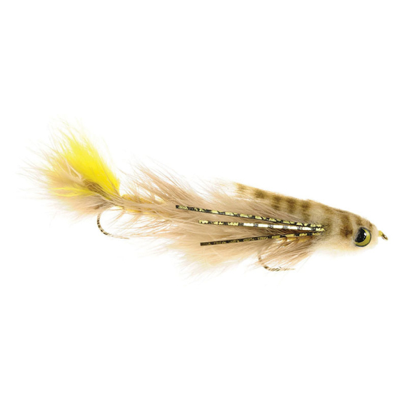 Guideline Double Gonga Tan/Yellow #4/4 in der Gruppe Köder / Fliegen / Streamers bei Sportfiskeprylar.se (107325GL)