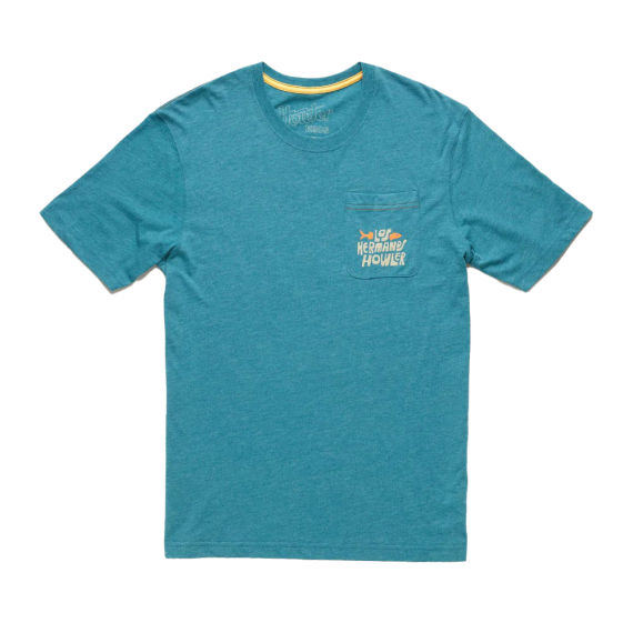 Howler Select Pocket T Los Hermanos Pescado Petrol Heather in der Gruppe Kleidung & Schuhe / Kleidung / T-shirts bei Sportfiskeprylar.se (111022F-PET-Sr)