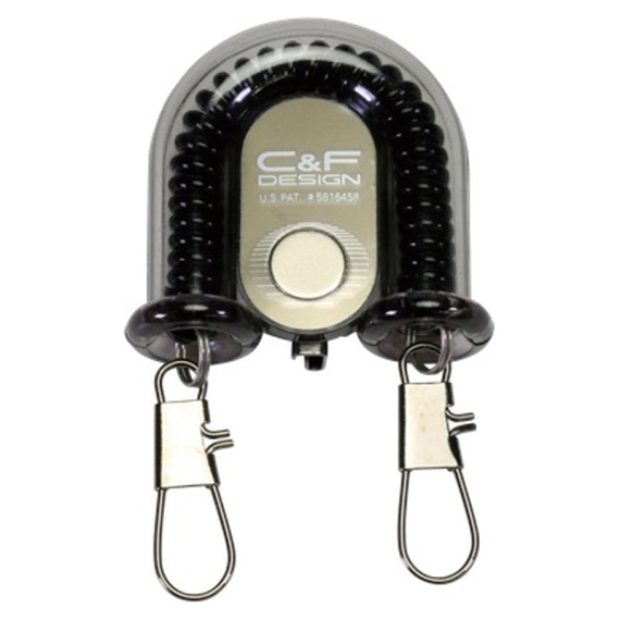 C&F 2-in-1 Retractor w Fly Catcher Black (CFA-70WF) in der Gruppe Werkzeuge & Zubehör / Pin-On-Reels bei Sportfiskeprylar.se (1120052)