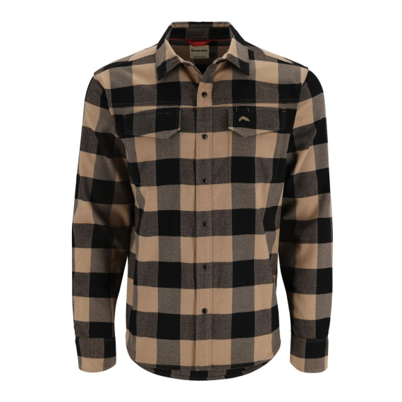 Simms Gallatin Flannel Shirt Cork Buffalo Check Plaid in der Gruppe Kleidung & Schuhe / Kleidung / Hemden bei Sportfiskeprylar.se (11896-1220-20r)