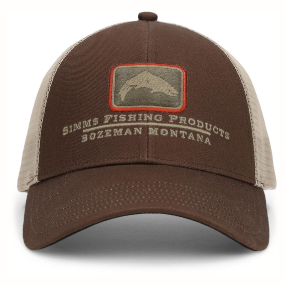 Simms Trout Icon Trucker Kona in der Gruppe Kleidung & Schuhe / Kappen & Kopfbedeckungen / Caps / Trucker-Kappen bei Sportfiskeprylar.se (12226-1218-00)