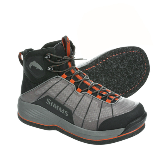 Simms Flyweight Boot Felt Steel Grey (Filt) in der Gruppe Kleidung & Schuhe / Wathosen & Watschuhe / Watschuhe bei Sportfiskeprylar.se (12632-016-09r)