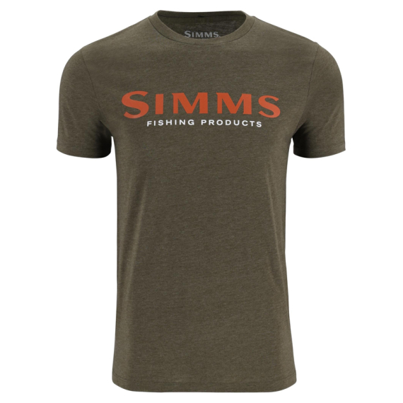 Simms Logo T-Shirt Loden Heather in der Gruppe Kleidung & Schuhe / Kleidung / T-shirts bei Sportfiskeprylar.se (12803-1274-20r)