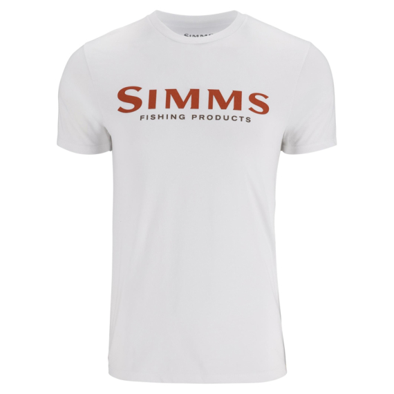 Simms Logo T-Shirt Pure White in der Gruppe Kleidung & Schuhe / Kleidung / T-shirts bei Sportfiskeprylar.se (12803-1291-20r)