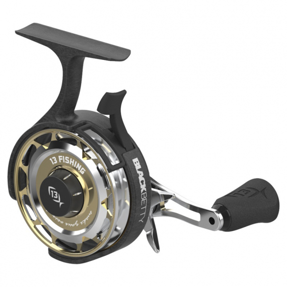 13 fishing black betty freefall ice fishing reel