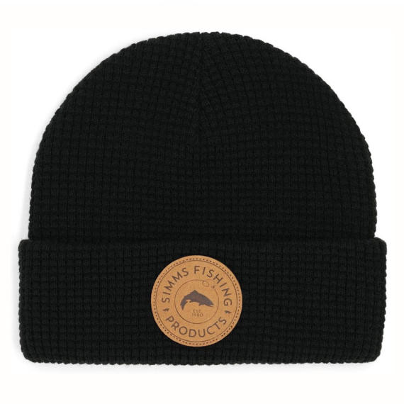 Simms Everyday Waffle Knit Beanie Black in der Gruppe Kleidung & Schuhe / Kappen & Kopfbedeckungen / Mützen bei Sportfiskeprylar.se (13786-001-00)