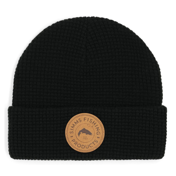 Simms Everyday Waffle Knit Beanie Black in der Gruppe Kleidung & Schuhe / Kappen & Kopfbedeckungen / Mützen bei Sportfiskeprylar.se (13786-001-00)