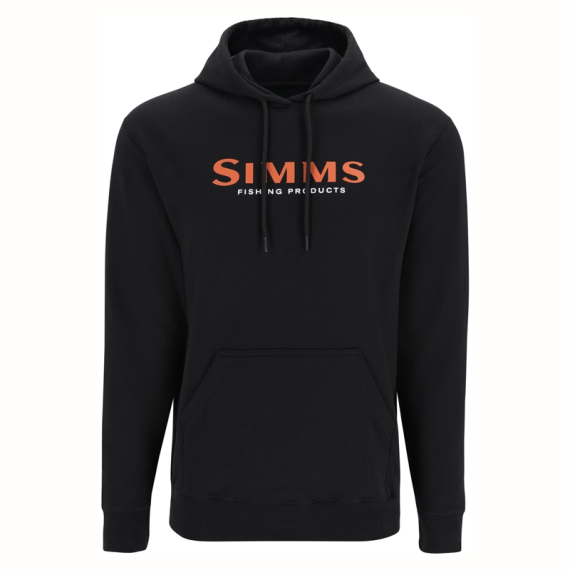 Simms Logo Hoody Black in der Gruppe Kleidung & Schuhe / Kleidung / Pullover / Hoodies bei Sportfiskeprylar.se (14143-001-20r)