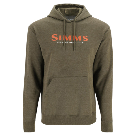 Simms Logo Hoody Military Heather in der Gruppe Kleidung & Schuhe / Kleidung / Pullover / Hoodies bei Sportfiskeprylar.se (14143-914-20r)