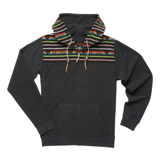 Howler Shaman Hoodie Antique Black Kwanti Jacquard in der Gruppe Kleidung & Schuhe / Kleidung / Pullover / Hoodies bei Sportfiskeprylar.se (150622F-ANT-Sr)