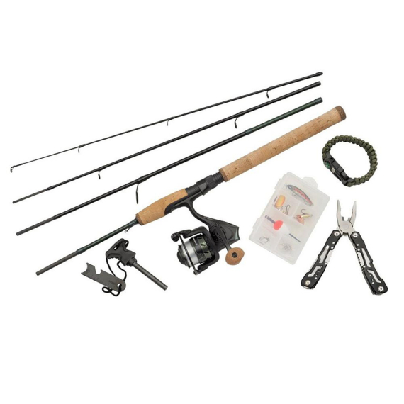 Abu Garcia Diplomat Wilderness Survival 1.98m 3-12g 4Sec / 2000 170/0.20 in der Gruppe Angelsets / Spinning Sets / Barsch Spinning Combo bei Sportfiskeprylar.se (1612526)