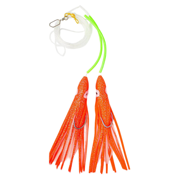 Fladen Ling/Lump & Cod Double Red Octopus Rig 7/0 1.0mm in der Gruppe Köder / Köder für das Meeresangeln / Hackle & Meeresangeln Rigs bei Sportfiskeprylar.se (17-1520)