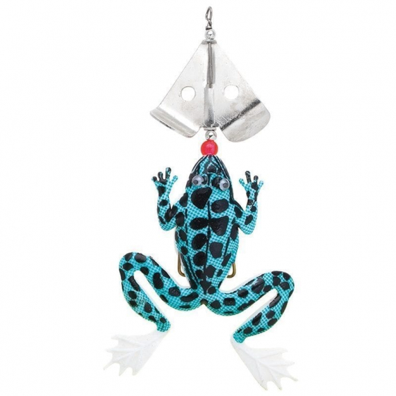 Fladen Frog Rotating Spoon 130mm 15g - White/Black in der Gruppe Köder bei Sportfiskeprylar.se (20-57130-09)