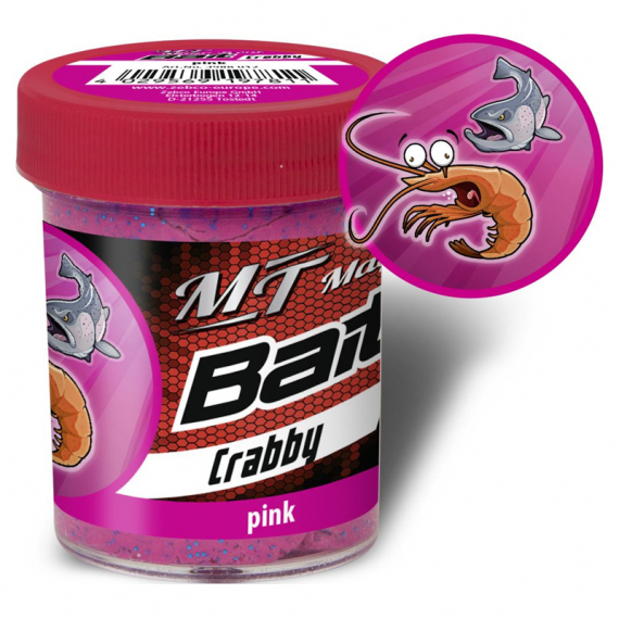 Magic Trout Trout Bait Taste Crabby 50g - Pink in der Gruppe Köder / Boilies, Baits & Groundbait / Paste & Teig bei Sportfiskeprylar.se (22-3988012)