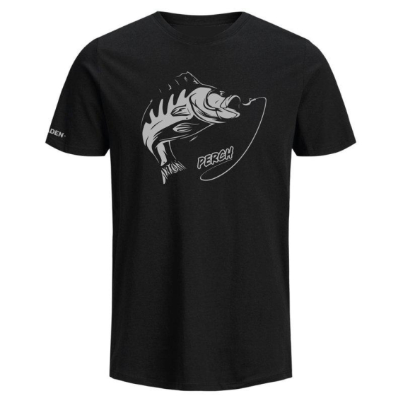 Fladen T-Shirt Fighting Perch Black in der Gruppe Kleidung & Schuhe / Kleidung / T-shirts bei Sportfiskeprylar.se (22-650-Mr)