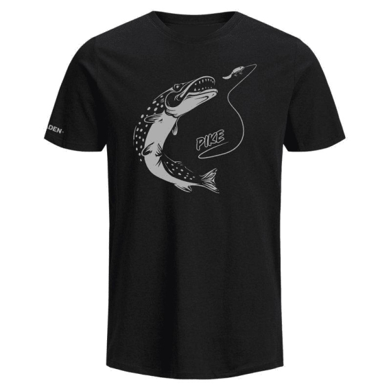 Fladen T-Shirt Fighting Pike Black in der Gruppe Kleidung & Schuhe / Kleidung / T-shirts bei Sportfiskeprylar.se (22-651-Mr)