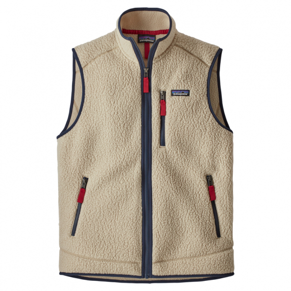 Patagonia M\'s Retro Pile Vest El Cap Khaki in der Gruppe Kleidung & Schuhe / Kleidung / Westen / Alltägliche Westen bei Sportfiskeprylar.se (22821-ELKH-r)