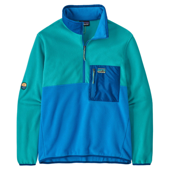 Patagonia M\'s Microdini 1/2 Zip P/O Vessel Blue - S in der Gruppe Kleidung & Schuhe / Kleidung / Pullover / Langärmlige T-Shirts bei Sportfiskeprylar.se (26200-VSLB-S)