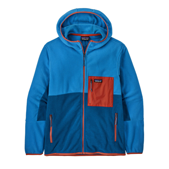 Patagonia M\'s Microdini Hoody Endless Blue in der Gruppe Kleidung & Schuhe / Kleidung / Pullover / Fleece-Pullover bei Sportfiskeprylar.se (26210-ENLB-Sr)