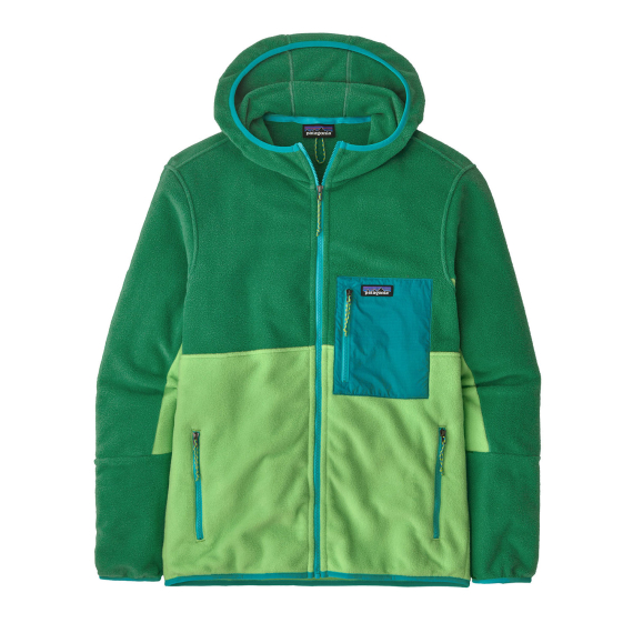 Patagonia M\'s Microdini Hoody Glisten Green in der Gruppe Kleidung & Schuhe / Kleidung / Pullover / Fleece-Pullover bei Sportfiskeprylar.se (26210-GLTN-Sr)