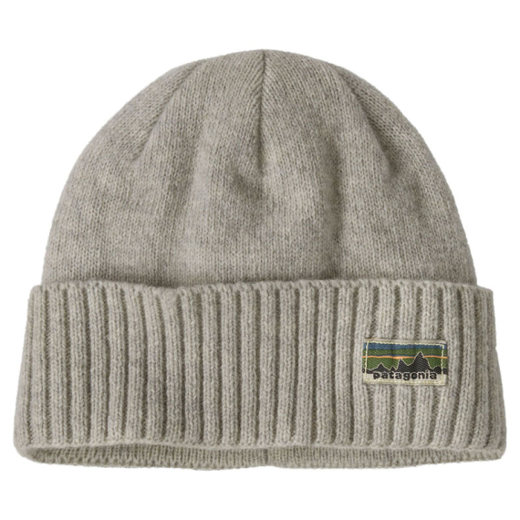 Patagonia Brodeo Beanie OG Legacy Label: Crisp Grey in der Gruppe Kleidung & Schuhe / Kappen & Kopfbedeckungen / Mützen bei Sportfiskeprylar.se (29206-OGLC-ALL)