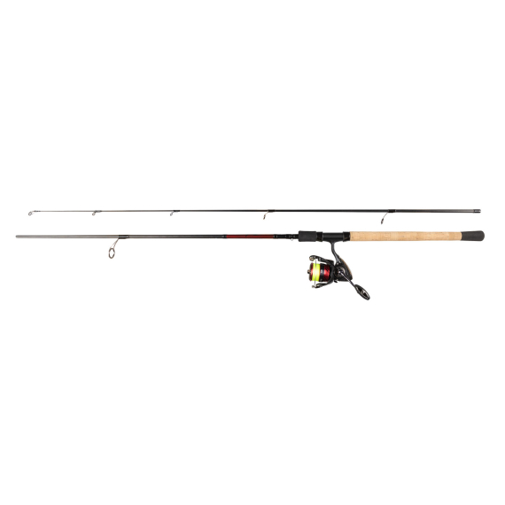 Daiwa Ninja spinning set with prespooled braid in der Gruppe Angelsets bei Sportfiskeprylar.se (32-223294r)