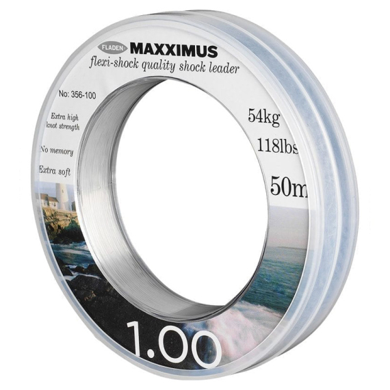 Fladen Maxximus Flexi-Shock Leader 50m in der Gruppe Haken & Zubehör / Vorfächer & Vorfachmaterial / Vorfachmaterial / Vorfachmaterial Monofile bei Sportfiskeprylar.se (356-100r)