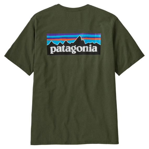 Patagonia M\'s P-6 Logo Responsibili-Tee Torrey Pine Green in der Gruppe Kleidung & Schuhe / Kleidung / T-shirts bei Sportfiskeprylar.se (38504-TPGN-Sr)