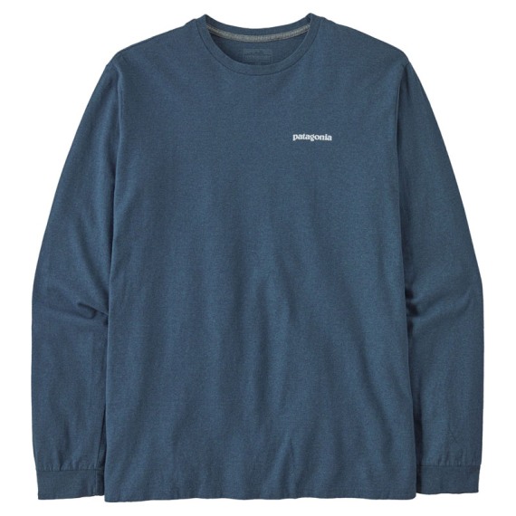 Patagonia M\'s L/S P-6 Logo Responsibili-Tee Utility Blue in der Gruppe Kleidung & Schuhe / Kleidung / T-shirts bei Sportfiskeprylar.se (38518-UTB-Sr)