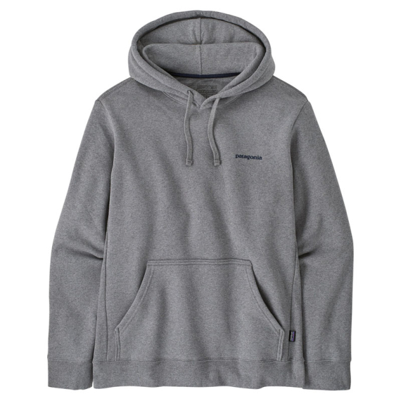 Patagonia Boardshort Logo Uprisal Hoody Gravel Heather in der Gruppe Kleidung & Schuhe / Kleidung / Pullover / Hoodies bei Sportfiskeprylar.se (39665-GLH-Sr)