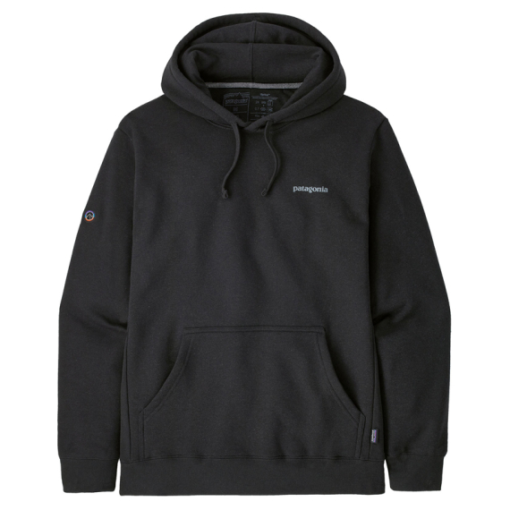 Patagonia Fitz Roy Icon Uprisal Hoody Ink Black in der Gruppe Kleidung & Schuhe / Kleidung / Pullover / Hoodies bei Sportfiskeprylar.se (39666-INBK-Sr)