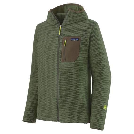 Patagonia M\'s R1 Air Full-Zip Hoody Torrey Pine Green in der Gruppe Kleidung & Schuhe / Kleidung / Pullover / Hoodies bei Sportfiskeprylar.se (40255-TPGN-Sr)