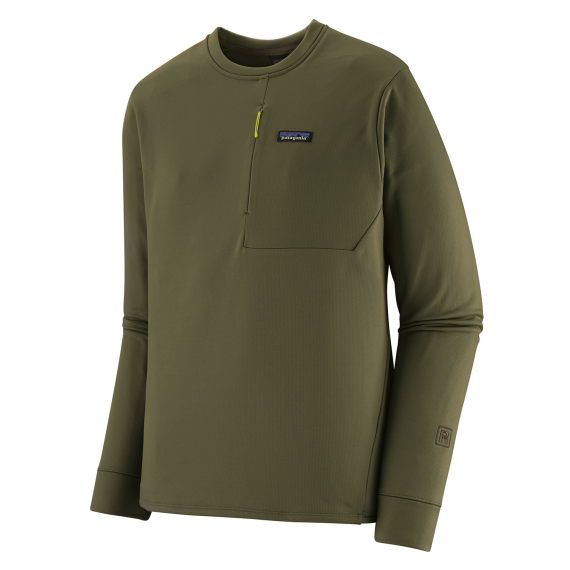 Patagonia M\'s R1 Thermal Crew, Pine Needle Green in der Gruppe Outlet bei Sportfiskeprylar.se (40590-PNGR-Sr)