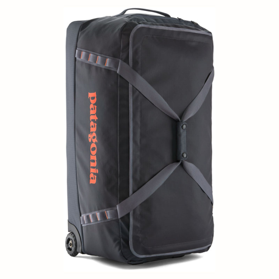 Patagonia Black Hole Wheeled Duffel 100L Smolder Blue in der Gruppe Verwahrung / Duffelbags bei Sportfiskeprylar.se (49388-SMDB-ALL)