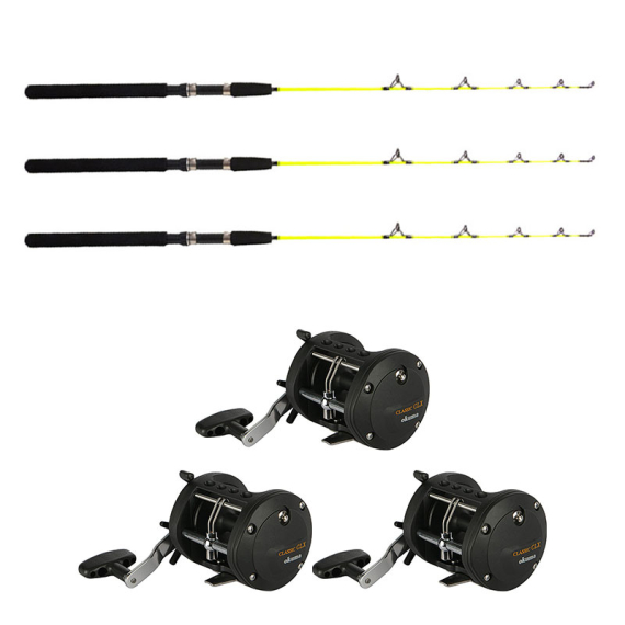 Okuma Classic CLX -200La 0bb/Fladen Ice Pike 115cm Höger 3-Pack in der Gruppe Angelmethoden / Eisangeln / Eisangel Sets / Eisangelsets bei Sportfiskeprylar.se (49683ICE3PCS-SET)