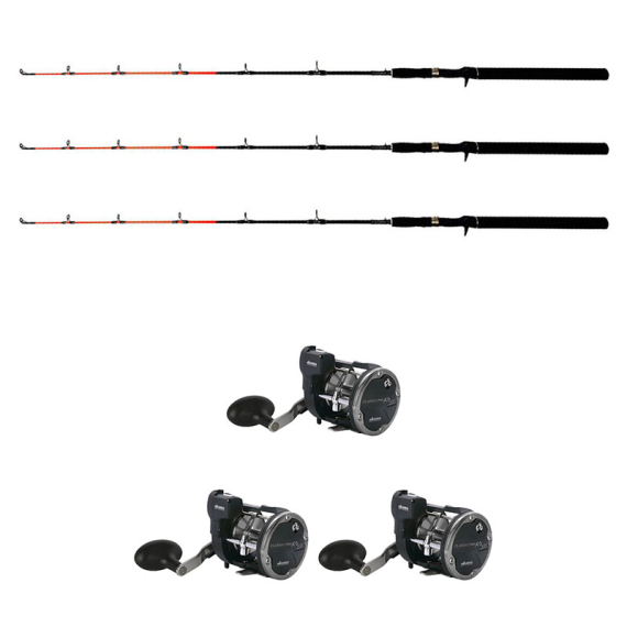 Okuma Classic Linecounter XPD- 30DLXA/Maxximus Predator Ice Medium Combo Vänster 3-Pack in der Gruppe Angelmethoden / Eisangeln / Eisangel Sets / Eisangelsets bei Sportfiskeprylar.se (49694ICEMAXI3pcs-SET)