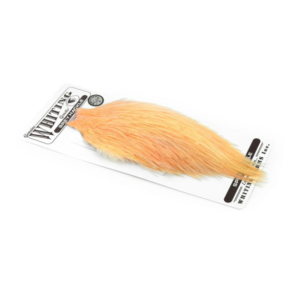 Whiting Spey Hackle Cape Silver - Salmon Pink in der Gruppe Haken & Zubehör / Fliegenbinden / Fliegenbindematerial / Feder & Bälge / Bälge & Sättel bei Sportfiskeprylar.se (61201202)