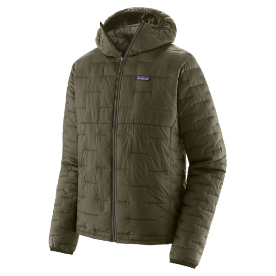 Patagonia M\'s Micro Puff Hoody Pine Needle Green in der Gruppe Kleidung & Schuhe / Kleidung / Jacken / Kunstfaserjacken bei Sportfiskeprylar.se (84031-PNGR-Sr)