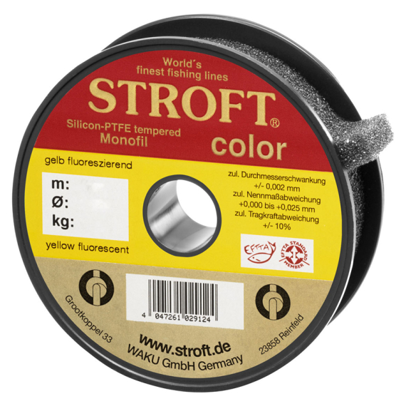 Stroft Fluor Yellow 100m in der Gruppe Schnüre / Eis Jigging Schnur bei Sportfiskeprylar.se (9113r)