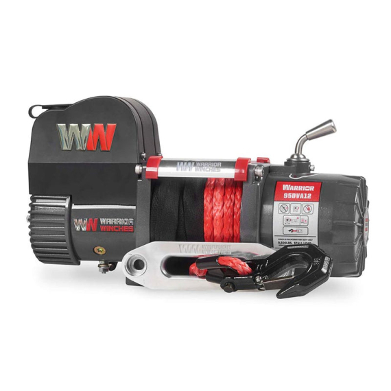 Warrior Winch Samurai 9500 Winch Short Drum 12V Synthetic Rope in der Gruppe Technik & Boot / Bootszubehör / Anhängerzubehör bei Sportfiskeprylar.se (95DVA12)