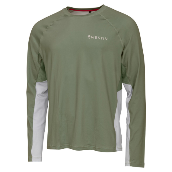 Westin Flats UPF Shirt Sage Green in der Gruppe Kleidung & Schuhe / Kleidung / Pullover / Langärmlige T-Shirts bei Sportfiskeprylar.se (A175-839-Lr)