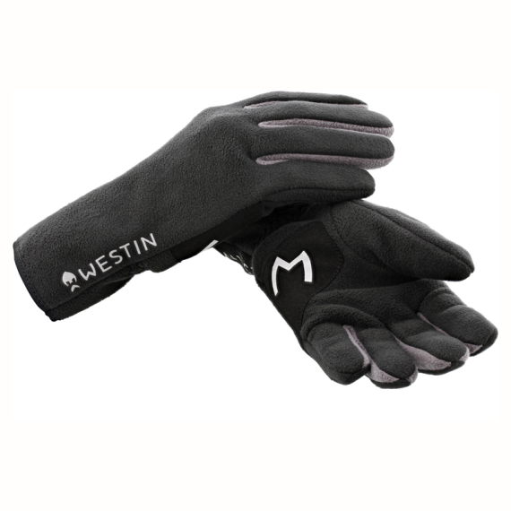 Westin Full Fleece Gloves Carbon Black in der Gruppe Kleidung & Schuhe / Kleidung / Handschuhe bei Sportfiskeprylar.se (A223-657-Mr)