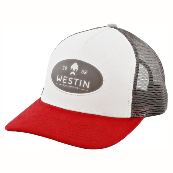 Westin W6 Classic Cap One Size Silver Grey/Red in der Gruppe Kleidung & Schuhe / Kappen & Kopfbedeckungen / Caps / Trucker-Kappen bei Sportfiskeprylar.se (A229-876-OS)