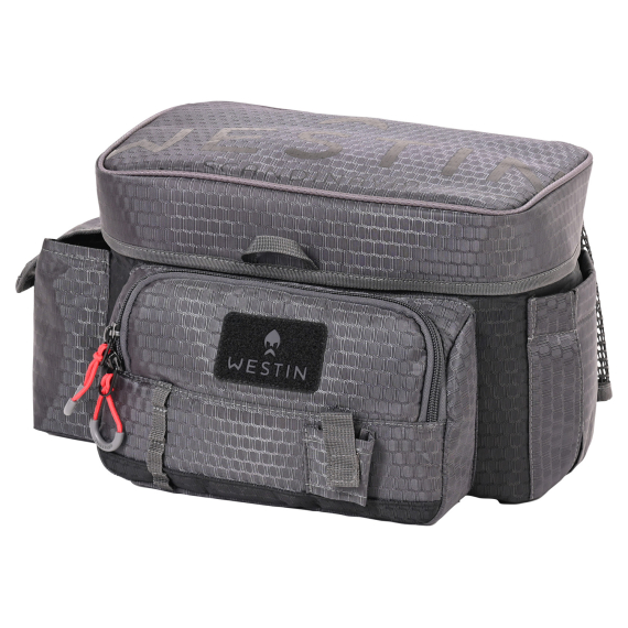 Westin W4 Waist Pack 4 Boxes Large Titanium Black in der Gruppe Verwahrung / Angeltaschen / Hip Packs bei Sportfiskeprylar.se (A243-988-L)