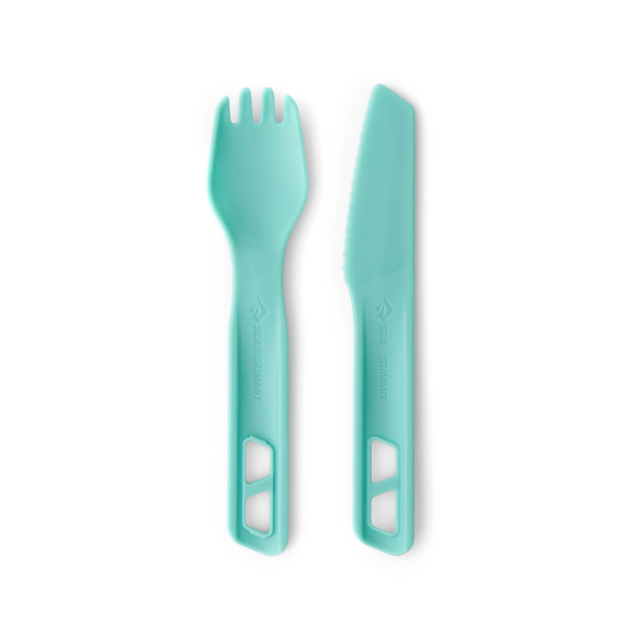 Sea To Summit Passage Cutlery Set 2pcs Blue in der Gruppe Outdoor / Campingküchen & Utensilien / Besteck & Zubehör bei Sportfiskeprylar.se (ACK035021-120203)