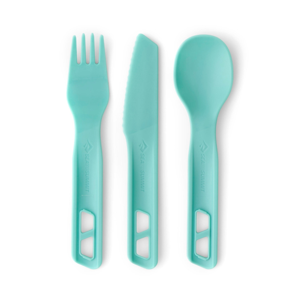 Sea To Summit Passage Cutlery Set 3pcs Blue in der Gruppe Outdoor / Campingküchen & Utensilien / Besteck & Zubehör bei Sportfiskeprylar.se (ACK035021-120207)