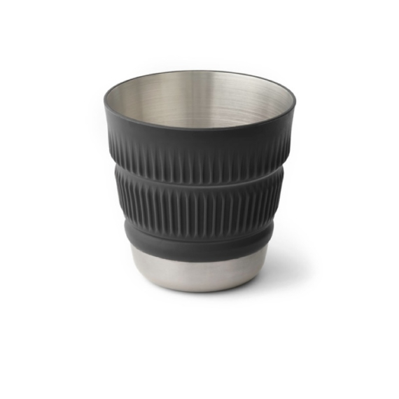 Sea To Summit Detour Stainless Steel Collapsible Mug Black in der Gruppe Outdoor / Campingküchen & Utensilien / Tassen & Becher bei Sportfiskeprylar.se (ACK039031-050101)